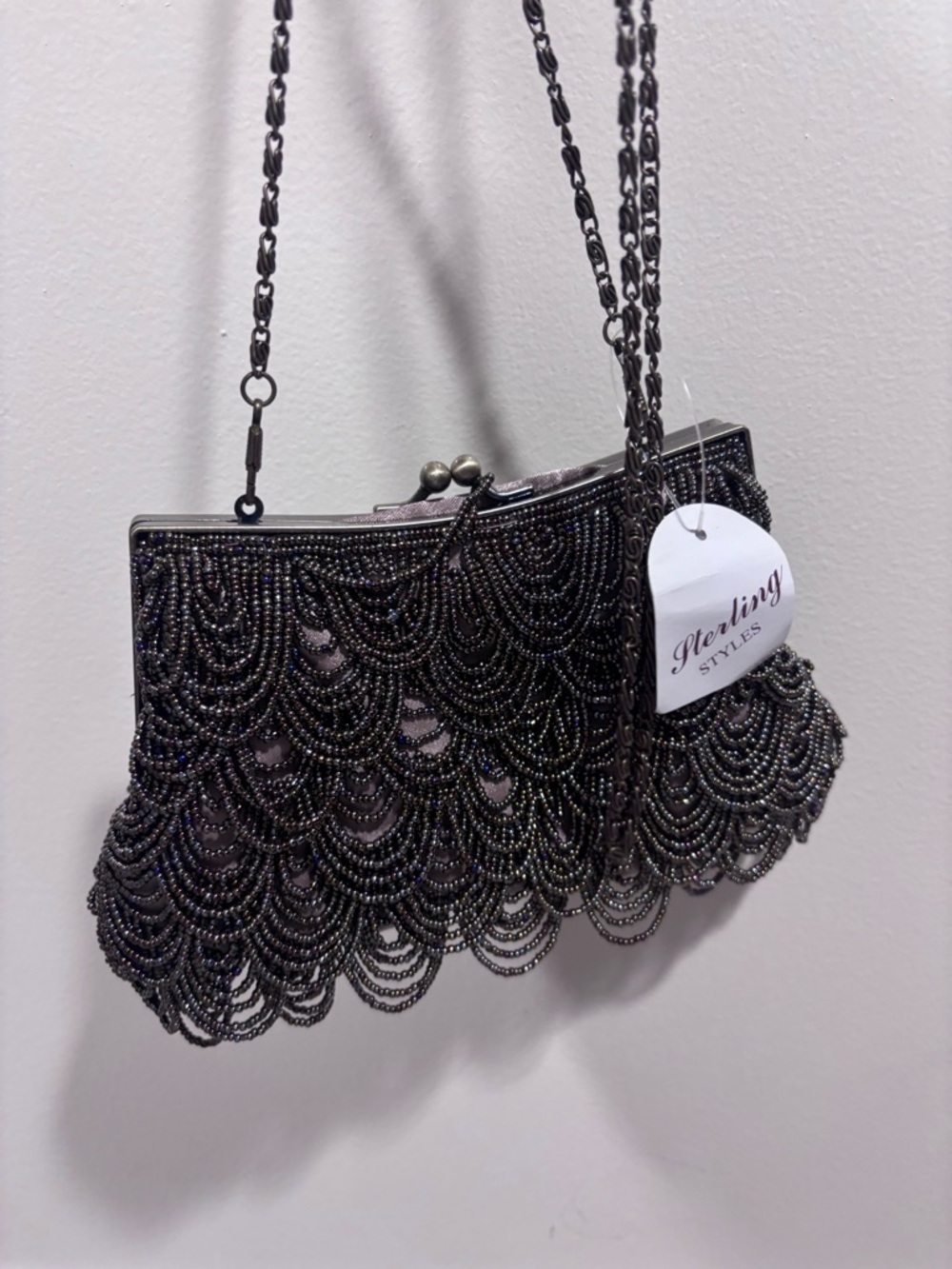 Vintage Beaded Purse Clutch - Picture 2 of 3